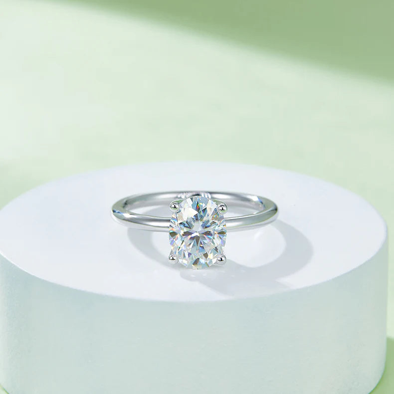 Classic Oval Diamond Ring