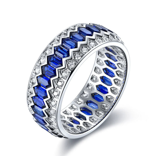 Round the World in Aqua Eternity Band