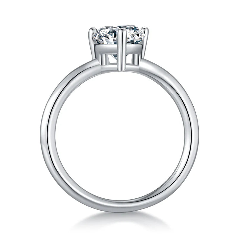 Classic Pear Shape Cut Diamond Ring