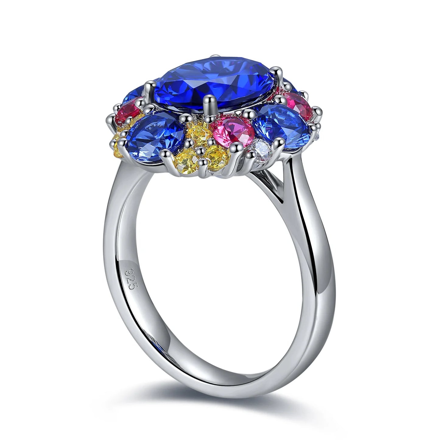 Full Bloom Sapphire Ring