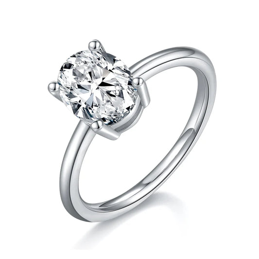 Classic Oval Diamond Ring